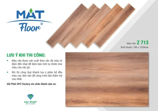 Sàn Nhựa Hèm Khóa Matfloor Z713