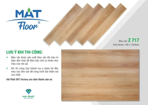 Sàn Nhựa Hèm Khóa Matfloor Z717