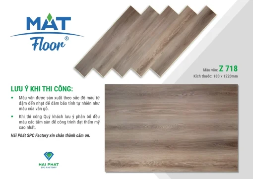 Sàn Nhựa Hèm Khóa Matfloor Z718