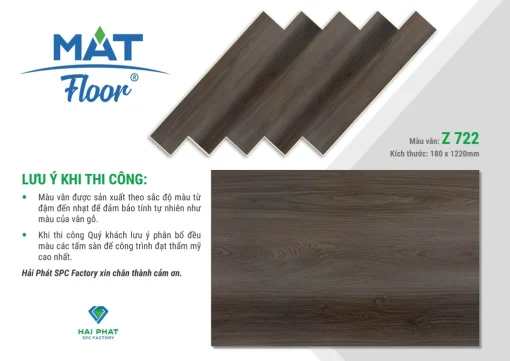 Sàn Nhựa Hèm Khóa Matfloor Z722