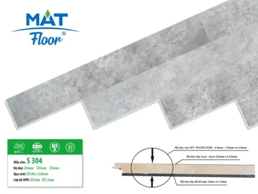 Sàn Nhựa Hèm Khóa Matfloor S304