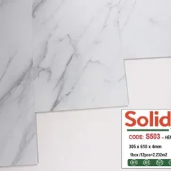Sàn Nhựa Hèm Khóa Solid Tile S503