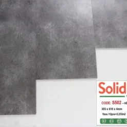 Sàn Nhựa Hèm Khóa Solid Tile S502