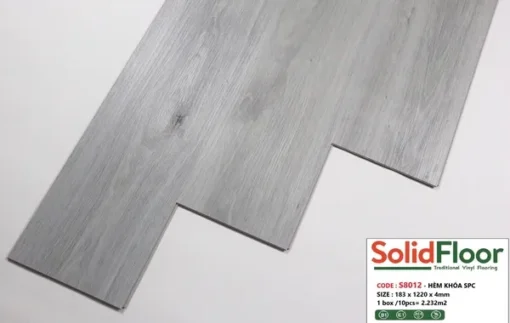 Sàn Nhựa Hèm Khóa Solid Tile S8012