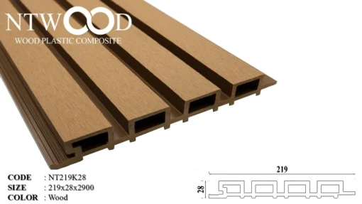 Tấm ốp lam 4 sóng cao NTWood NT219K28