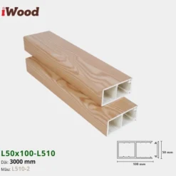 Lam Gỗ Nhựa Iwood L50x100-l510-2