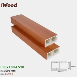 Lam Gỗ Nhựa Iwood L50x100-l510-3