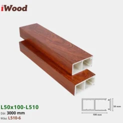 Lam Gỗ Nhựa Iwood L50x100-l510-6