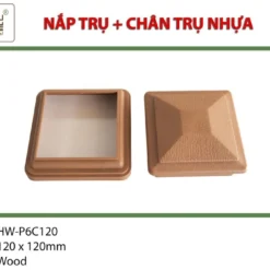 Nắp trụ gỗ nhựa Hwood HW-P6C120