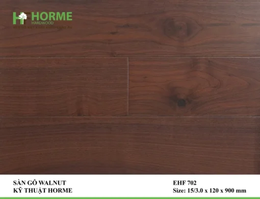 Sàn Gỗ Walnut Kỹ Thuật Ehf702