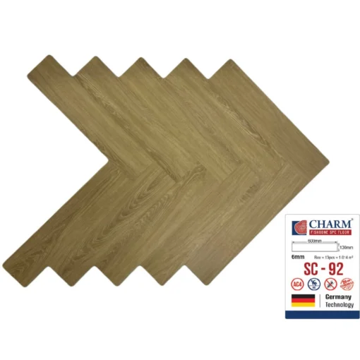 Sàn Nhựa Xương Cá Charm Wood SC-92