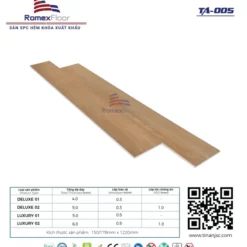 Sàn Nhựa Hèm Khóa Romex Floor Ta005