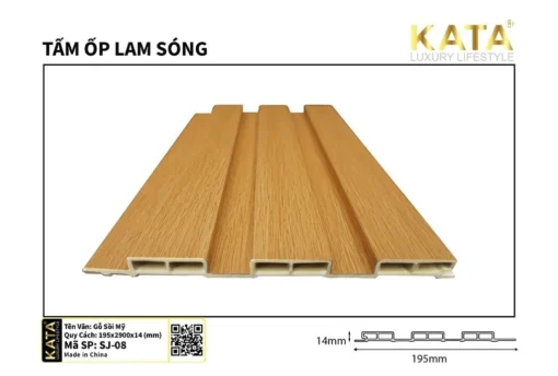 Tấm Ốp Lam Sóng Kata Sj-08