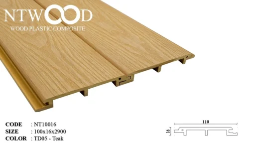 Tấm ốp gỗ nhựa NTWood NT10016