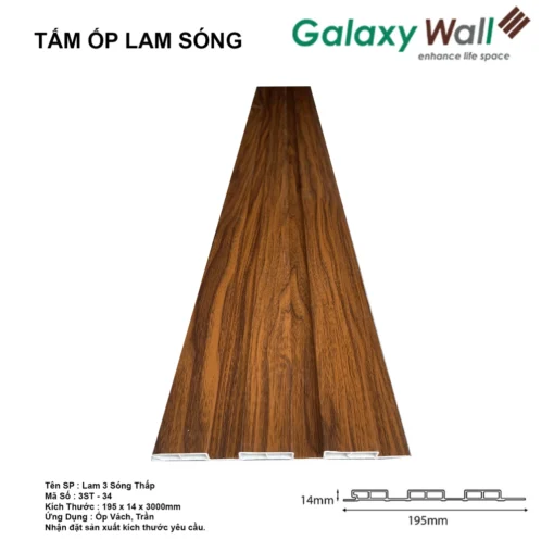 Tấm ốp Lam Sóng Galaxy Wall 3st-34