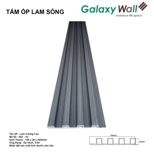 Tấm ốp Lam Sóng Galaxy Wall 4sc-03