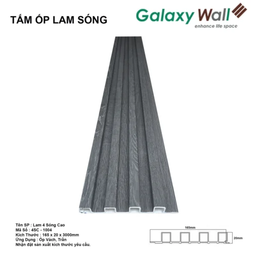 Tấm ốp Lam Sóng Galaxy Wall 4sc-1004