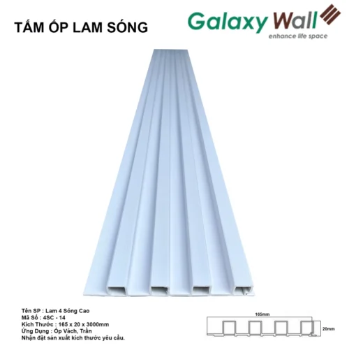 Tấm ốp Lam Sóng Galaxy Wall 4sc-14