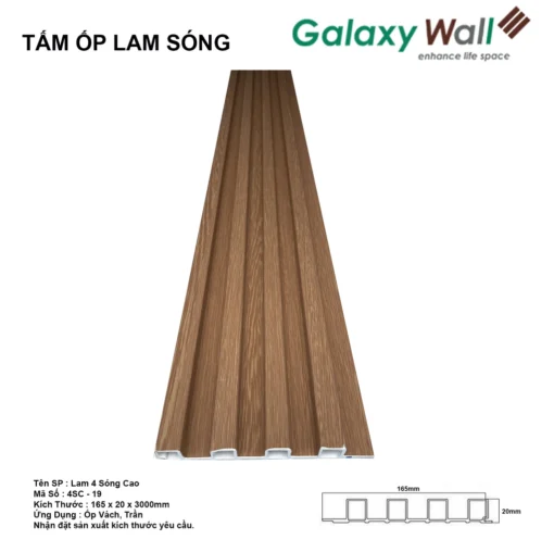 Tấm ốp Lam Sóng Galaxy Wall 4sc-19