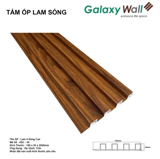 Tấm ốp Lam Sóng Galaxy Wall 4sc-34