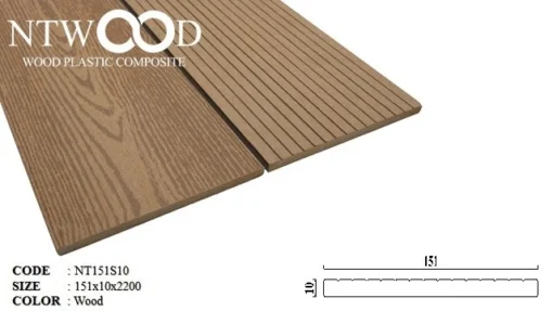 Thanh đa năng ngoài trời NTWood NT151S10 Wood