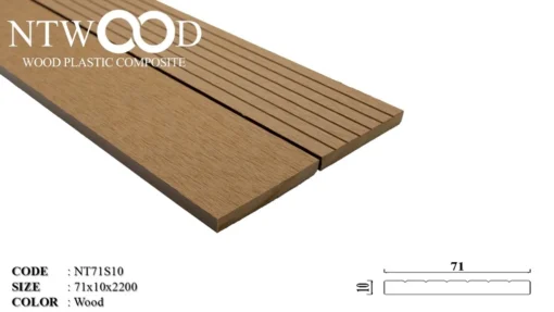 Thanh đa năng ngoài trời NTWood NT71S10 Wood