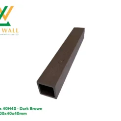 Thanh Lam Gỗ Nhựa Ngoài Trời Luxwall Lux40h40 Dark Brown