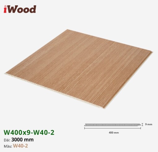 Tấm ốp Nano Iwood W400x9-w40-2 1