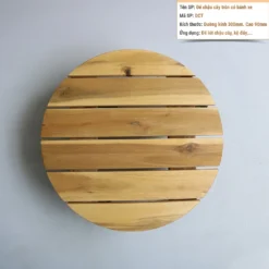 Đế chậu cây tròn có bánh xe