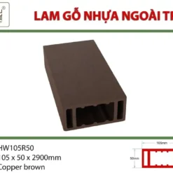 Thanh lam gỗ nhựa ngoài trời Hwood HW105R50 Thanh-lam-hop-hwood-hw105r50-copper-brown.webp