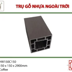 Trụ gỗ nhựa ngoài trời Hwood HW150C150 Tru-cot-pergola-hwood-hw150c150-coffee.webp