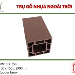 Trụ gỗ nhựa ngoài trời Hwood HW150C150 Tru-cot-pergola-hwood-hw150c150-copper-brown.webp