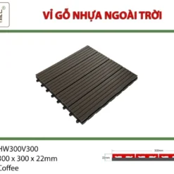 Vỉ gỗ nhựa Hwood HW300V300 Vi-go-nhua-hwood-hw300v300-coffee.webp