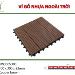 Vỉ gỗ nhựa Hwood HW300V300 Vi-go-nhua-hwood-hw300v300-copper-brown.webp