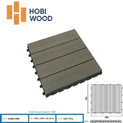 Vỉ gỗ nhựa Hobi Wood 3D VS300V300 Vi-go-nhua-hobi-wood-vs300v300-light-grey.webp